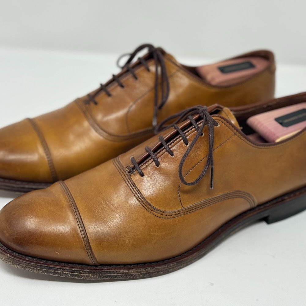 Allen Edmonds "Park Avenue" Cap-Toe Men's Oxfords 9.5 D Walnut USA (259N)